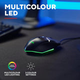 Trust GXT 109 Felox Illuminated Gaming Mouse with Adjustable 6400 DPI & 6-Button Control