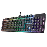 Trust GXT 871 Zora USB Mechanical Gaming Keyboard (Full-Size UK Layout)