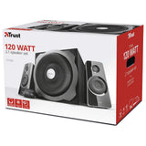 Trust Tytan 120W 2.1 Desktop Speaker System with Subwoofer – Black