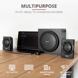 Trust Yuri 2.1 Desktop Speaker System with Subwoofer – Black
