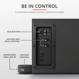 Trust Yuri 2.1 Desktop Speaker System with Subwoofer – Black