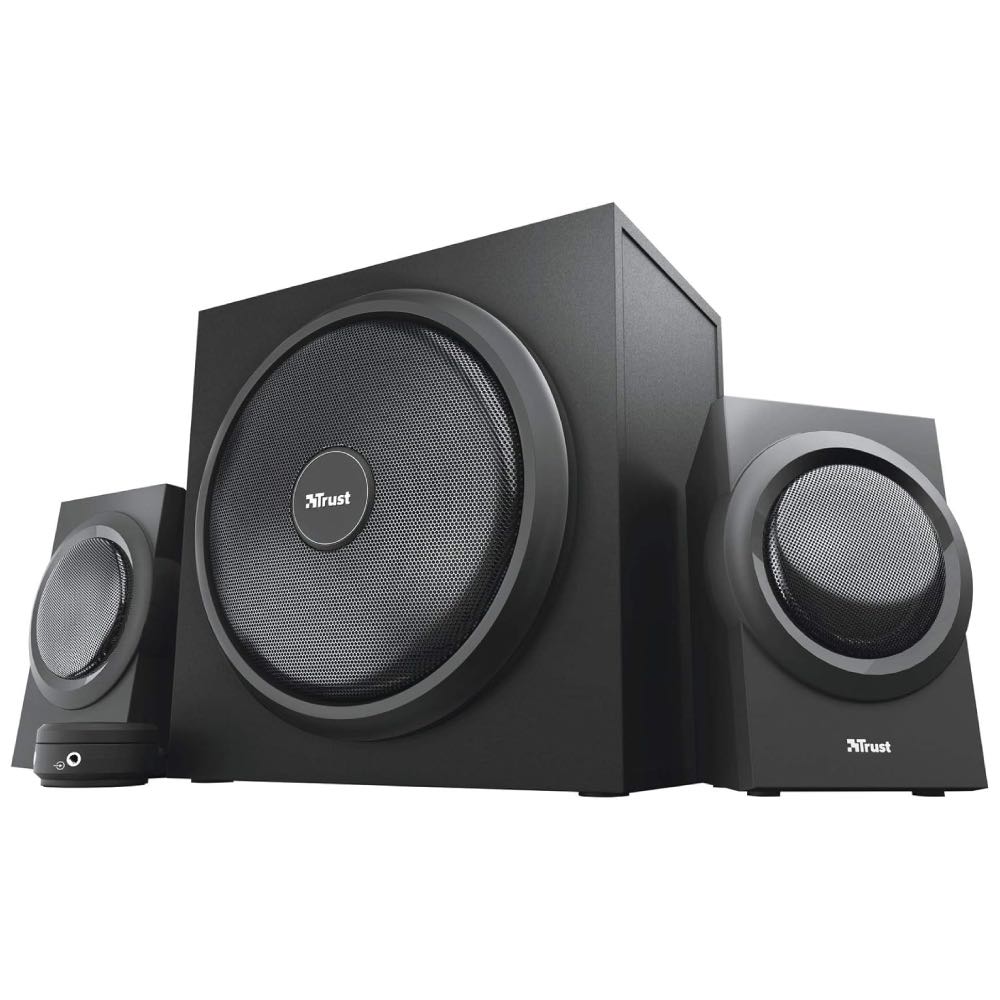 Trust Yuri 2.1 Desktop Speaker System with Subwoofer – Black