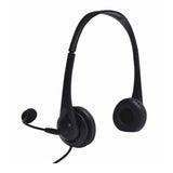 USB Multimedia Headset with Boom Microphone & In-Line Controls