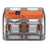 WAGO 221-412 2-Way Lever Wire Connector Transparent – Multi Pack Options