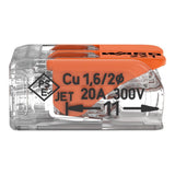 WAGO 221-412 2-Way Lever Wire Connector Transparent – Multi Pack Options
