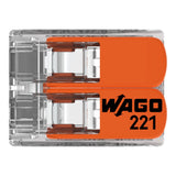 WAGO 221-412 2-Way Lever Wire Connector Transparent – Multi Pack Options