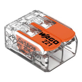 WAGO 221-412 2-Way Lever Wire Connector Transparent – Multi Pack Options