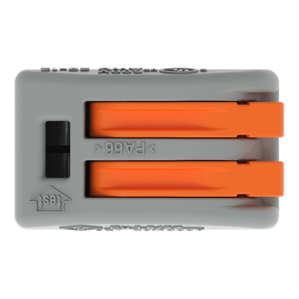 WAGO 222-412 2-Way Lever Wire Connector Grey – Multi Pack Options