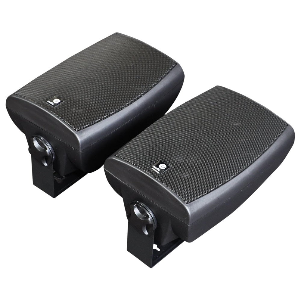 Home & Commercial Bluetooth Speakers in Black with Wall Mountable Brackets and Fixings