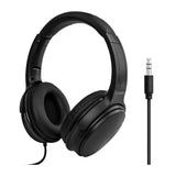 Wired DJ Headphones with Rotating Earcups – 3.5mm Jack & 6.3mm Adapter