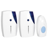 Wireless Battery Doorbell Kit – 100m Range with LED & Dual Receiver Option