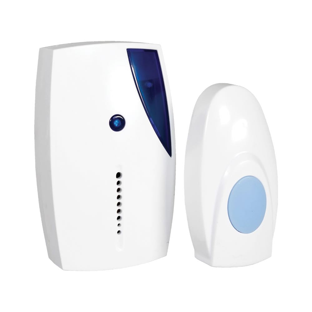 Wireless Battery Doorbell Kit – 100m Range with LED & Dual Receiver Option