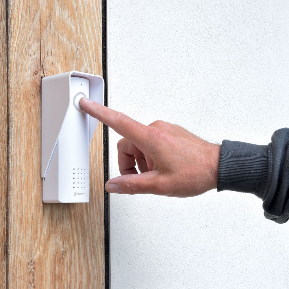 Wireless Digital Door Phone System with 300m Range & Lock Release Support