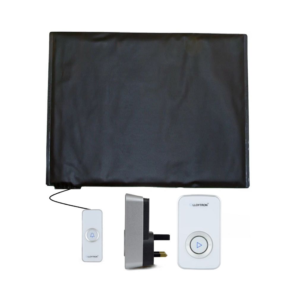 Wireless Pressure Mat Alarm Pad with Plug-In Receiver – 200m Range