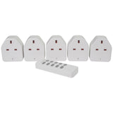 Wireless Remote Control Programmable Self-Learning 13A Socket Set – 5 Pack